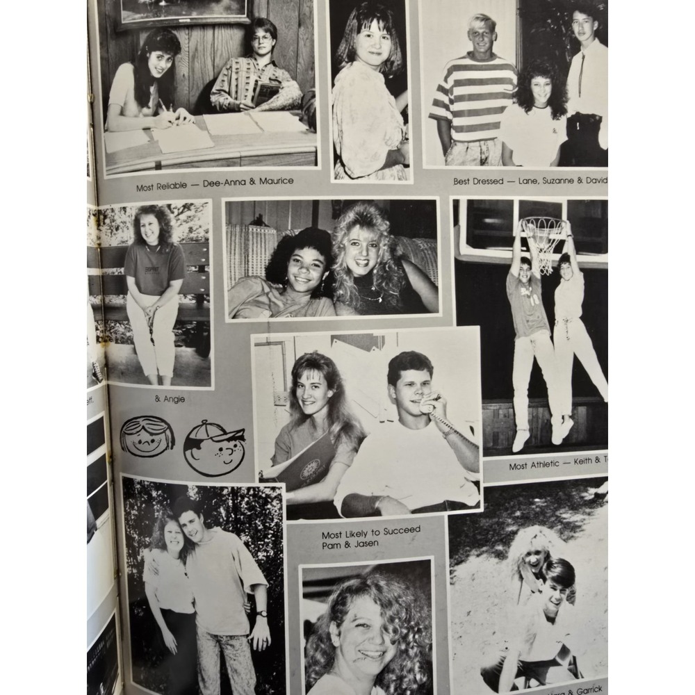 Pinelogue Christian Home Bible Yearbook 1989-90 Vol 41, Mt Dora Life, School Day - Picture 7 of 11